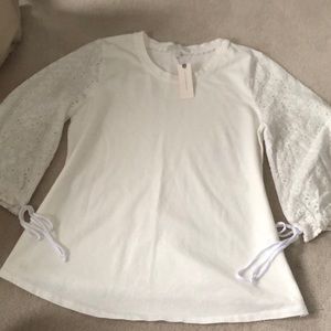 Anthropologie bell sleeve top!